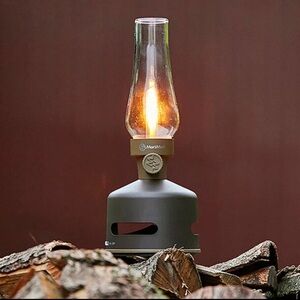 Mori Mori Indoor/Outdoor Lantern Speaker with Bluetooth Bronze Finish Dimmable
